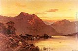 Alfred De Breanski Snr Canvas Paintings - From the Bramber Pass
